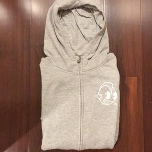 Men’s Kid Robot Grey Zip Sweatshirt - Size XXL